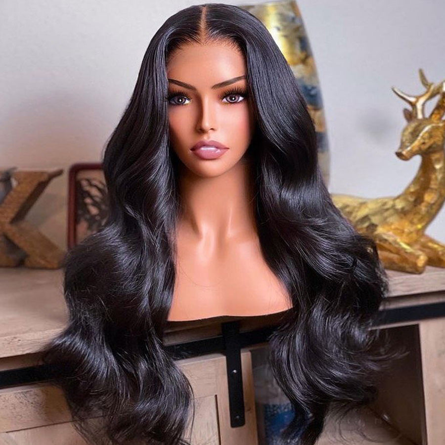 Body Wave 13x4 Frontal 100%  Pre Plucked Human Hair No Shedding,Tangle Free, Soft,Bouncy